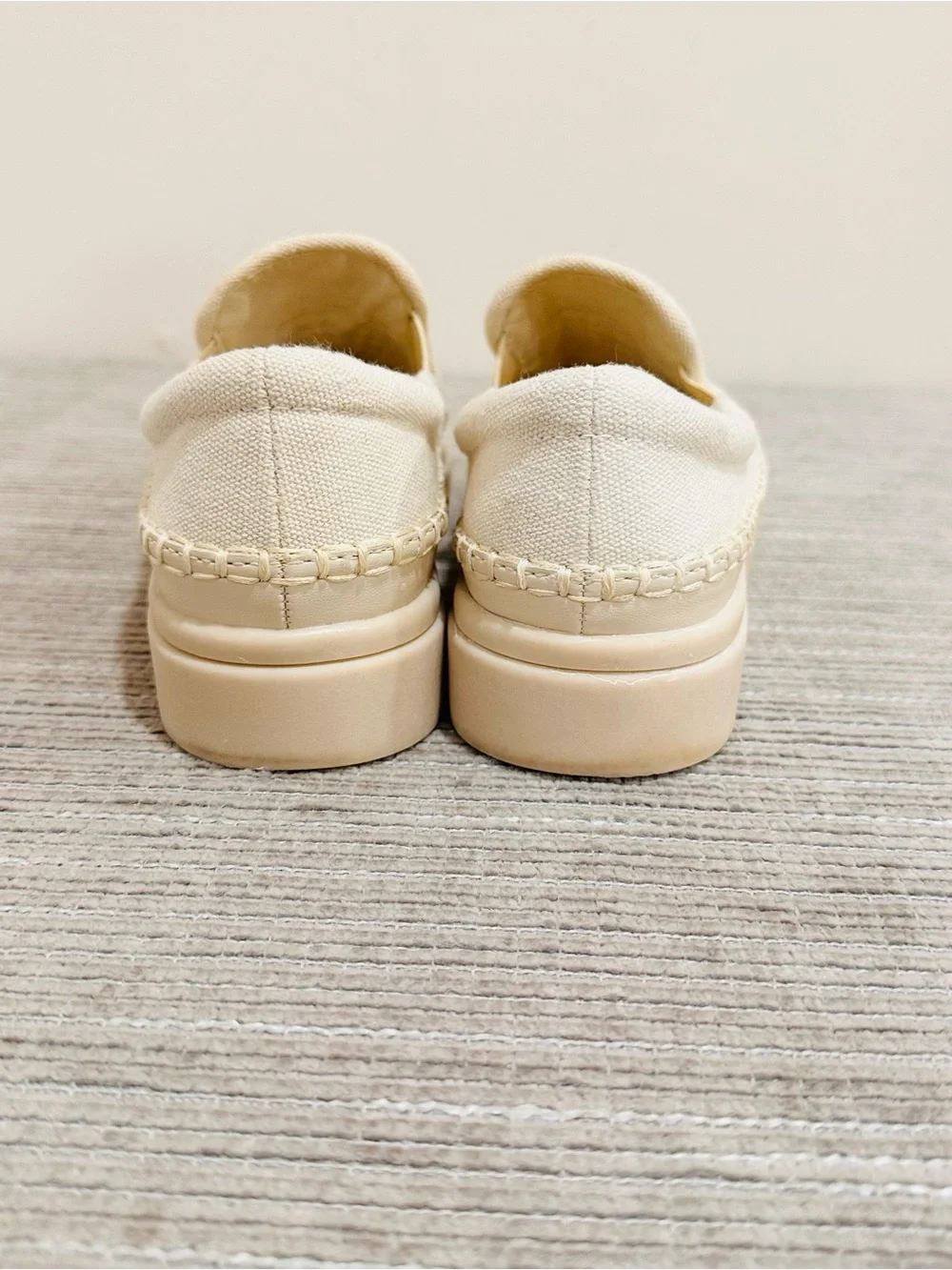 Dolce Vita Saydi Ivory Crochet Knit Slip On Platform Sneakers 7